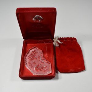 1985 Waterford Christmas Crystal Ornament